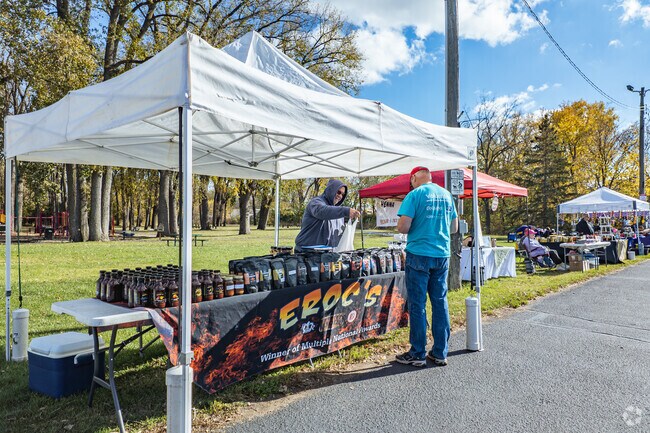 Shop local at the Pine Island Farmers Market, held from June to October.