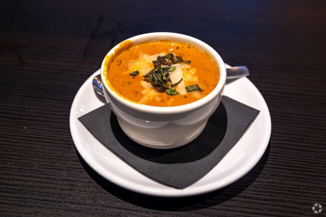 Junior's Bar and Grill also offers a phenomenal tomato soup.