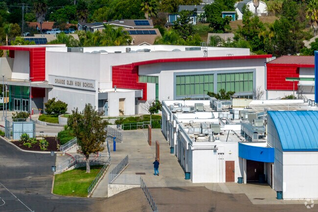The Orange Glen High School in Escondido is popular under students.
