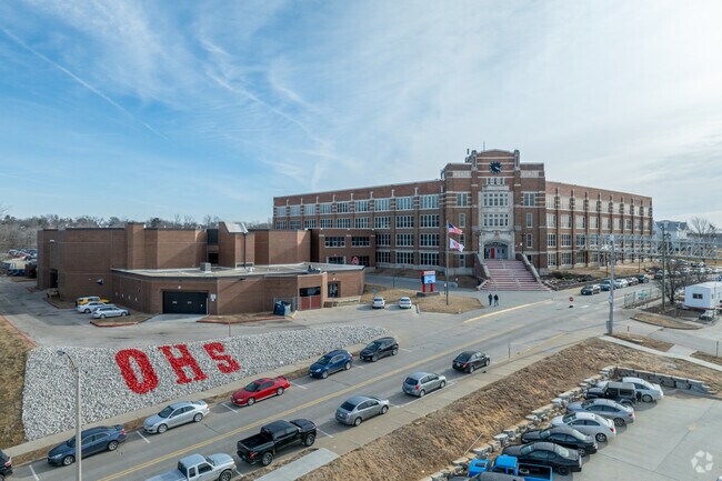 Ottumwa High School serves the city's older students.