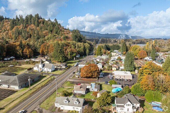 Highway 30 runs directly through the center of Westport.
