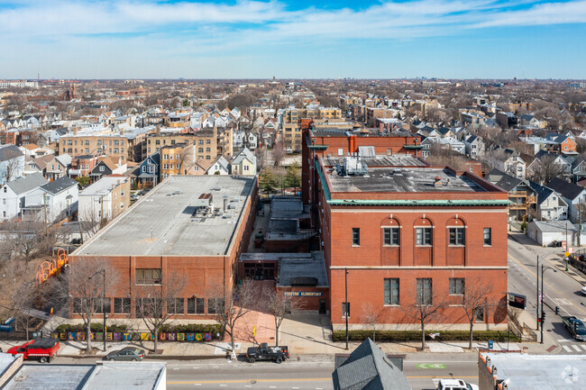 Funston Elementary School is located in the neighborhood of Logan Square.