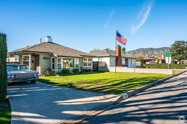 Typical row of homes in South Glendora.