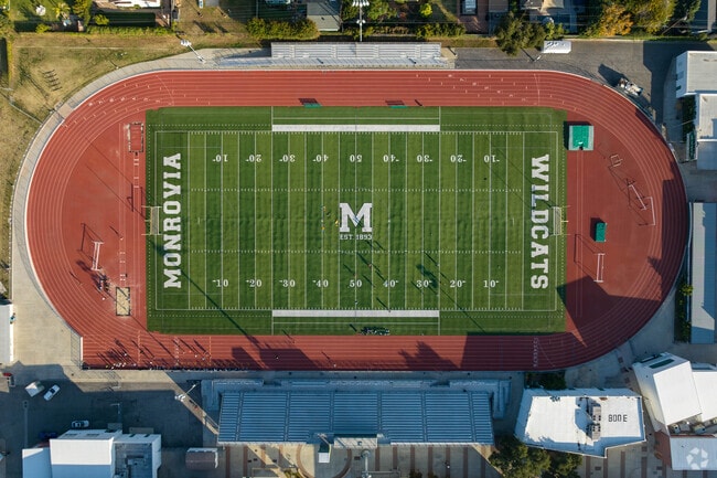 Monrovia High School is home to Mayflower Village's Wildcats.