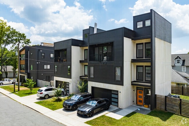 Newly built townhomes in Seversville, NC.