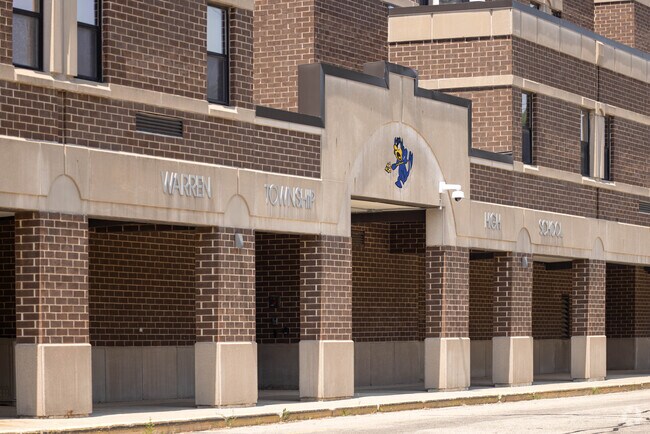 Warren Township High School in Gurnee has a large campus for its students.
