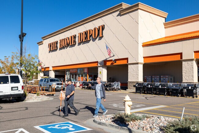 Home Depot, just west of Sapphire Pointe, sells household supplies.