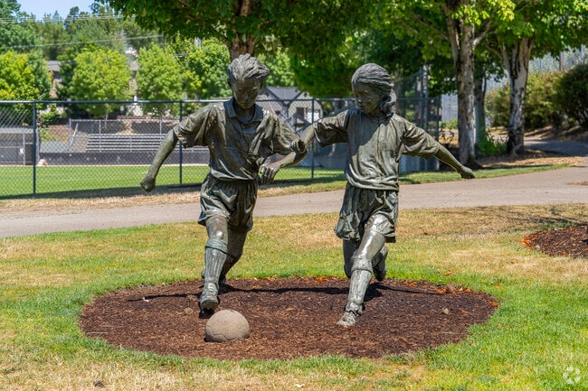 The Goal by Lee Hunt at Westlake Park.