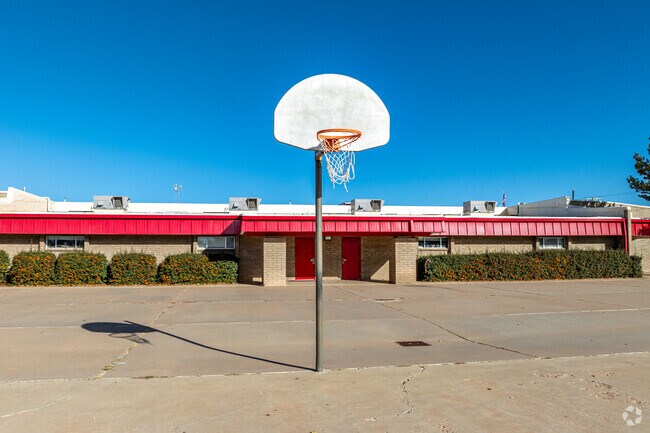 Get in a game of hoops at St. Johns Middle School.