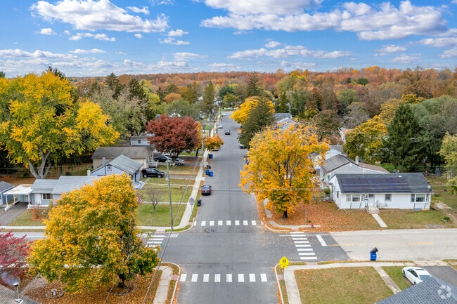 You will see older minimal dwellings and newer homes in Clayton.