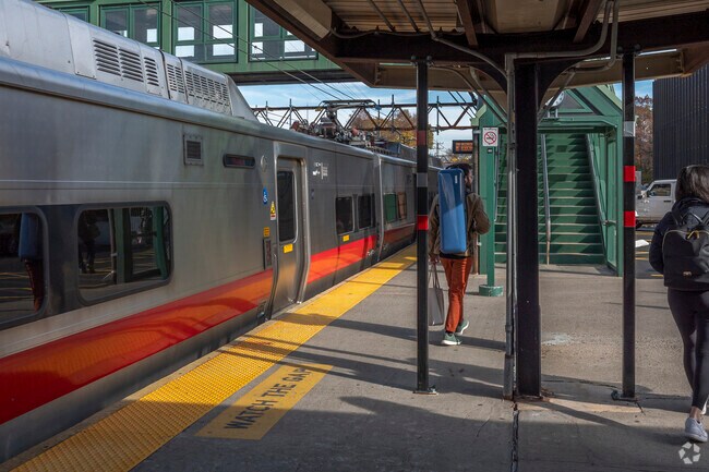 The Greenwich train station is a quick drive from Back Country Greenwich.