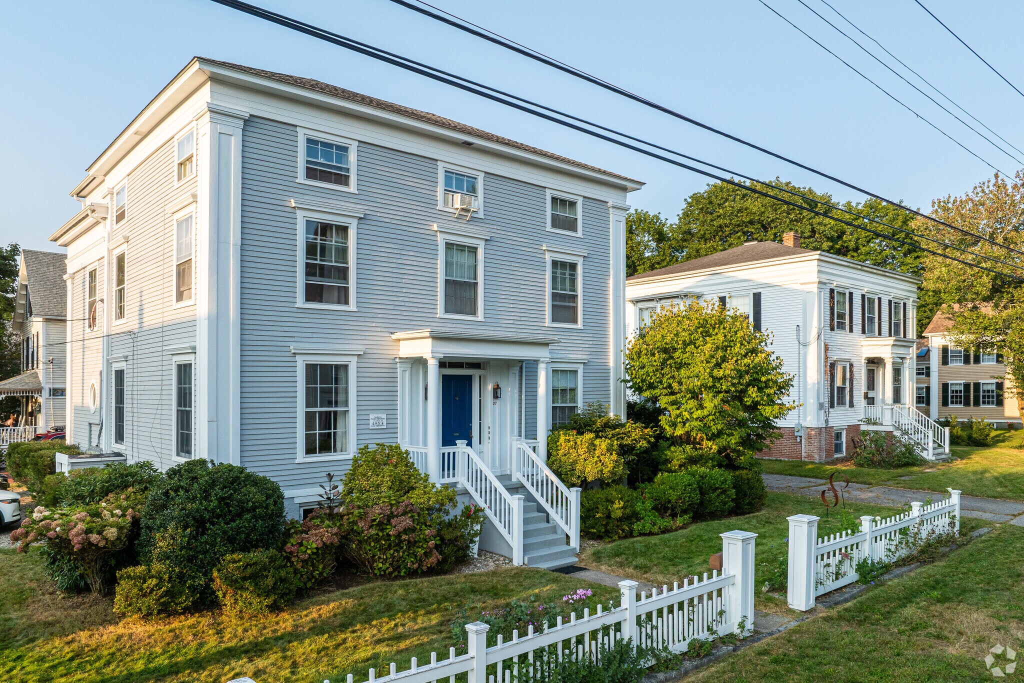 Historic salt-box colonials go back to the 1700s in West Mystic.