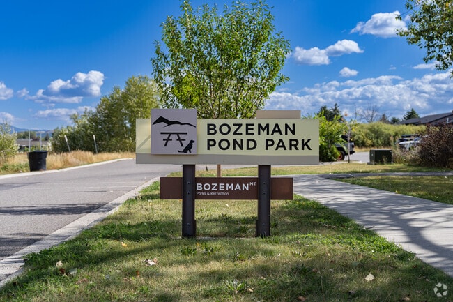 Bozeman Pond Park is a great place for residents to bring their family.