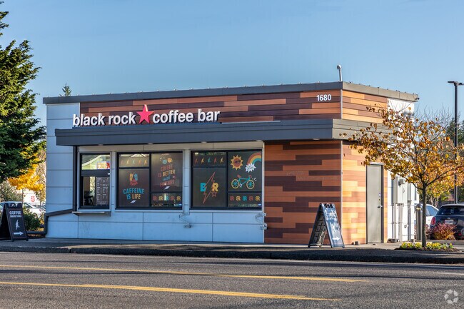 Black Rock Coffee Bar is a local centerpiece in the East Columbia neighborhood.
