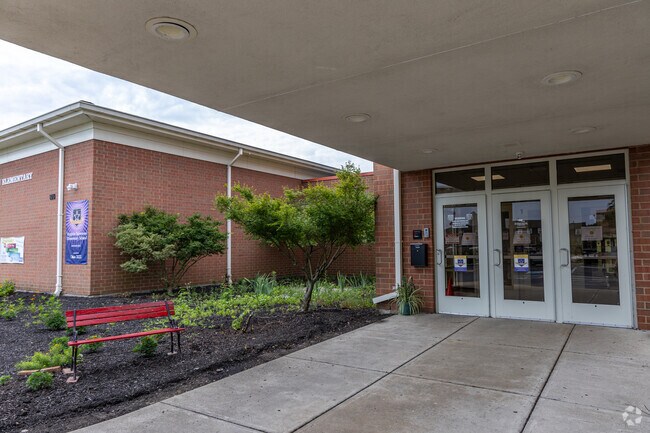 Teachers greet students with warm smiles each day at Virginia Stevenson Elementary School.