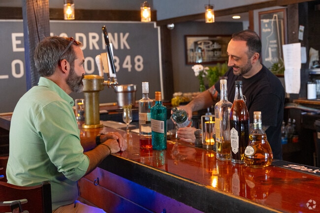 Rick's Food & Spirits welcomes patrons to their artisanal offerings.