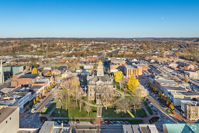 Located 40 miles east of Columbus, Newark began as a small village in 1802.