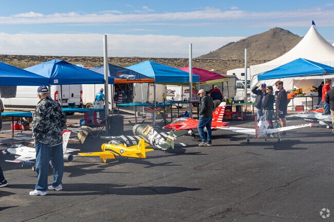 Mountaingate has an RC flying field where licensed pilots fly model planes.