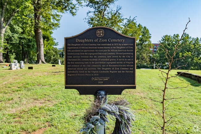 Ridge Street is home to the historic location of the Daughters of Zion Cemetery.