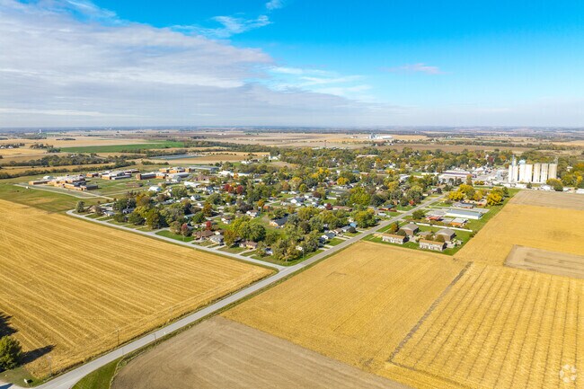Farmland surrounds Mitchellville, reflecting its agricultural roots.