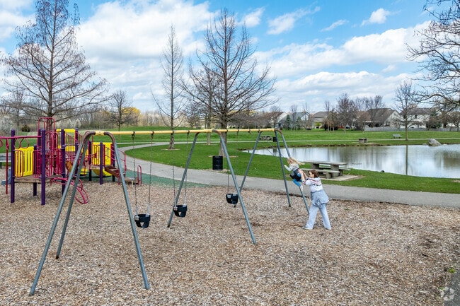 The children of Sweetwater love playing on the swings found at Frank's Park.