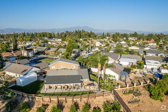 Many houses in North Laguna Hills sit in the hills of the neighborhood.