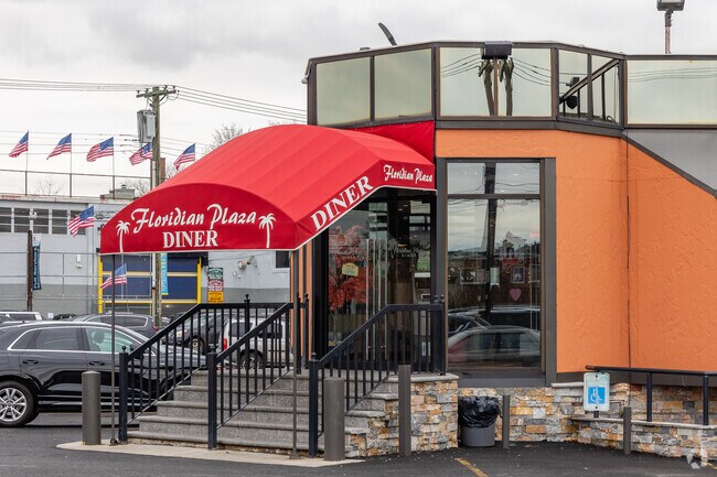 Floridian Plaza Diner is an old-school restaurant open 24 hours for American and Greek food.