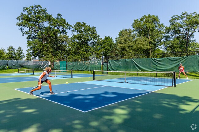 The pickleball courts at Duncan Park are a hotspot for Oak Ridge players.
