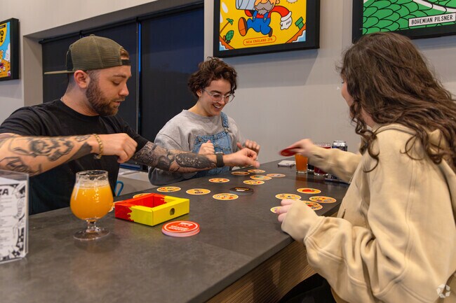 Come to Crooked Crab Brewing Company for exciting events or just to play games with friends.