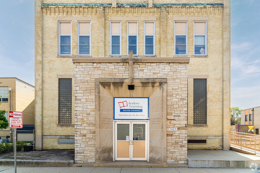 St. John Nepomuk Elementary School is located in Racine's 12th Ward neighborhood.