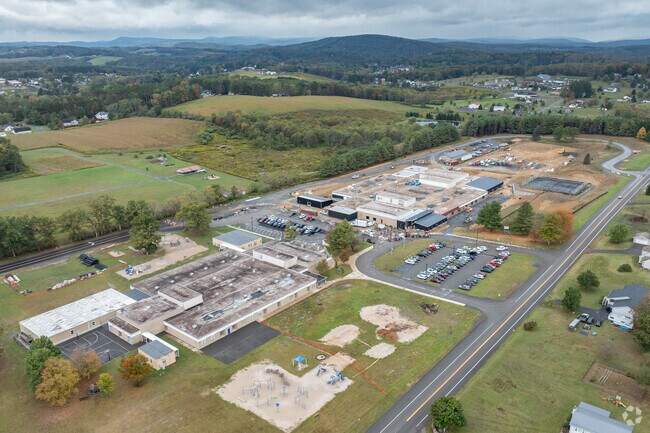 Southern Middle School sits near the elementary school.