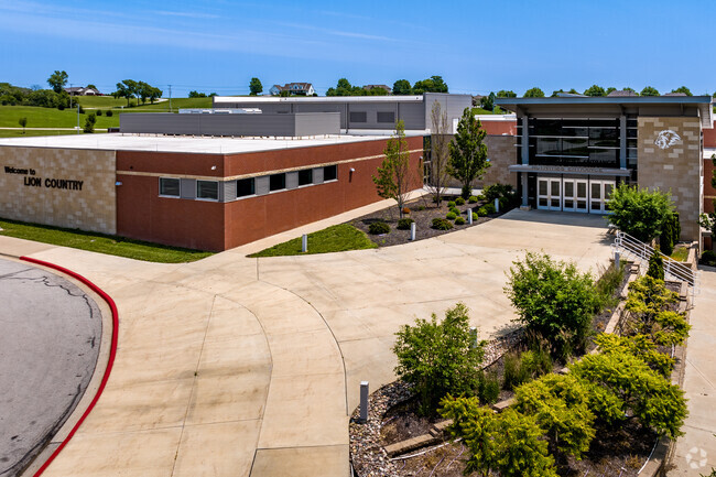 Lansing High School Main Entrance