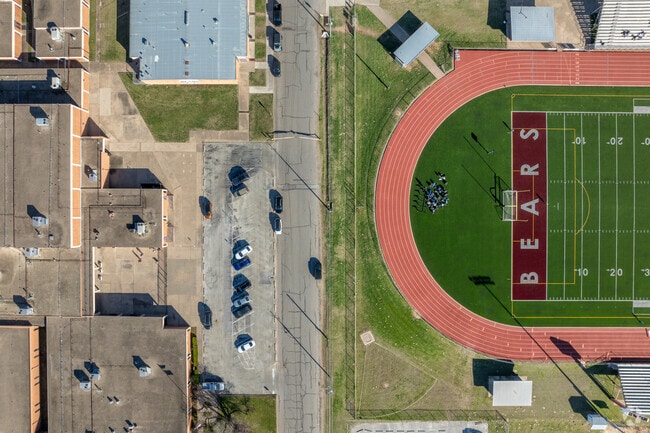 Genesis High School offers a full size running track and football field for students to enjoy.