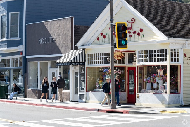 Downtown Larkspur is the retail hub for Riviera Circle with cute boutiques.