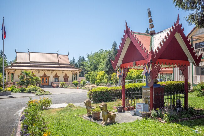 The Cambodia Buddhist Temple provides a quiet moment for reflection in Stafford.