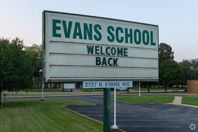 Evans School is a public school located in EVANSVILLE, IN.