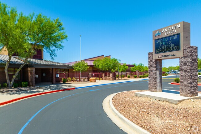 Dream big in the halls of Anthem School in the Anthem neighborhood.