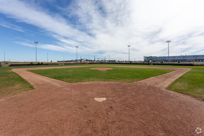 Central Park's young athletes improve their skills at Northfield High's baseball field.
