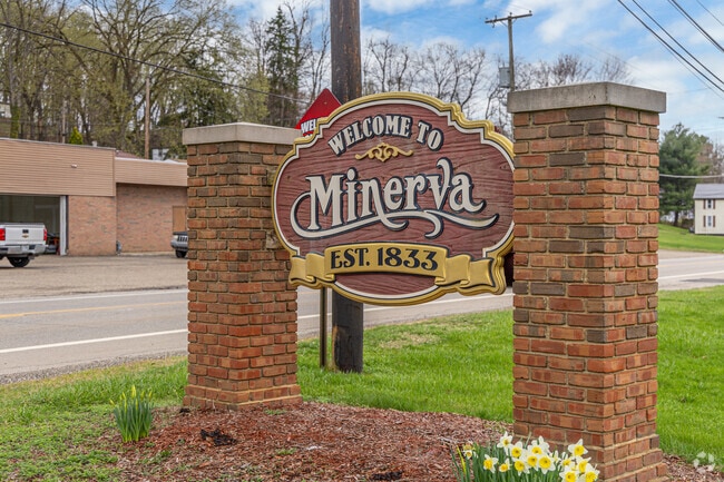 Minerva was named for the founders' niece, Minerva Ann Taylor.