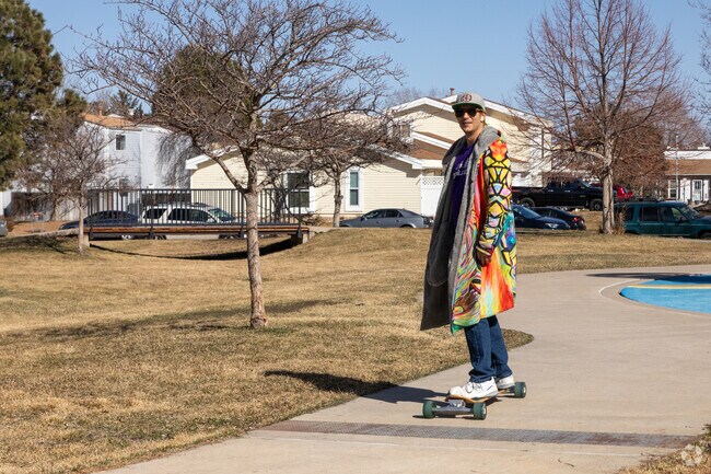 Pheasant Run's Sunburst Park has plenty of pathways for joggers, dog walkers and more.