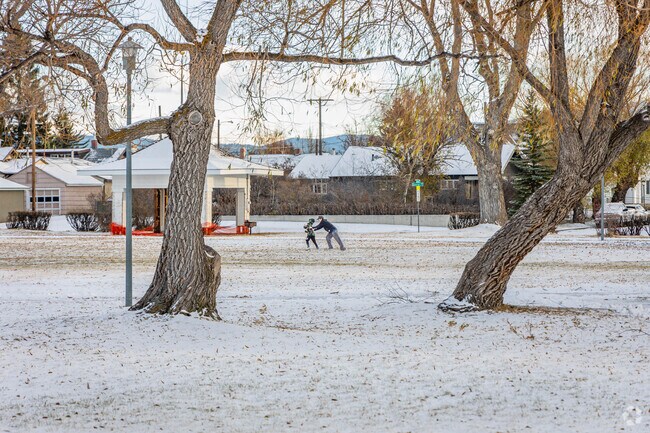 Clark Park near Greeley has plenty of open space for folks of all ages to play on.
