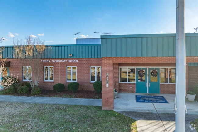 Trinity Elementary School entrance.