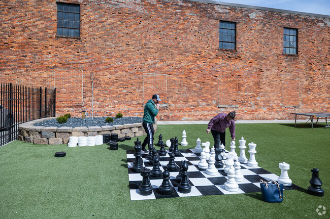 Social House in Southside Lima has a beautiful outdoor courtyard where guests can relax and even play outdoor games.
