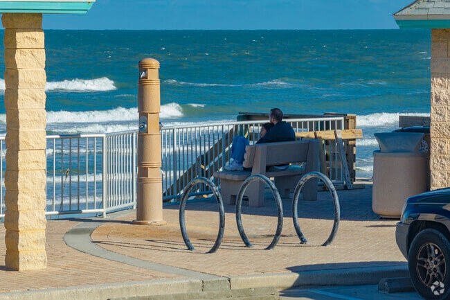 Take a seat and watch the waves roll in at Marianne Clancy Park.