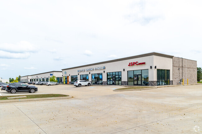 Shopping centers can be found all up and down Tiny Town road near Avalon.
