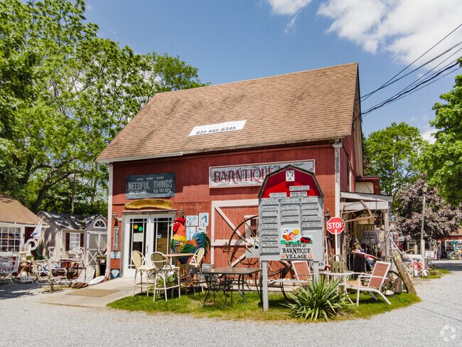 Bartique Village has a dozen small boutique style storefront you can walk into in Moriches.