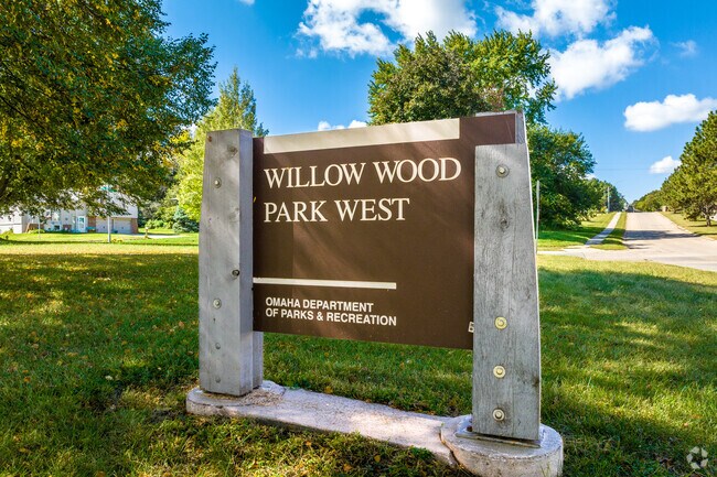Willow Wood Park is split into three areas that encapsulate the entire neighborhood.