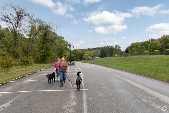 Take your best friend for a walk around Knob Hill Community Park near Bradford Woods.