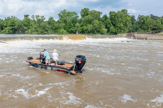 Built around the city's original waterworks, Riverfront Park began in 1983 for recreational use.
