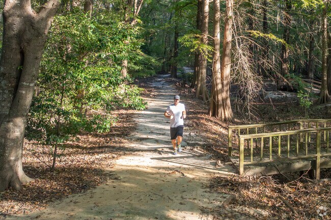 Runners of Parkland can head to Jeffries Creek Park for its scenic paths.